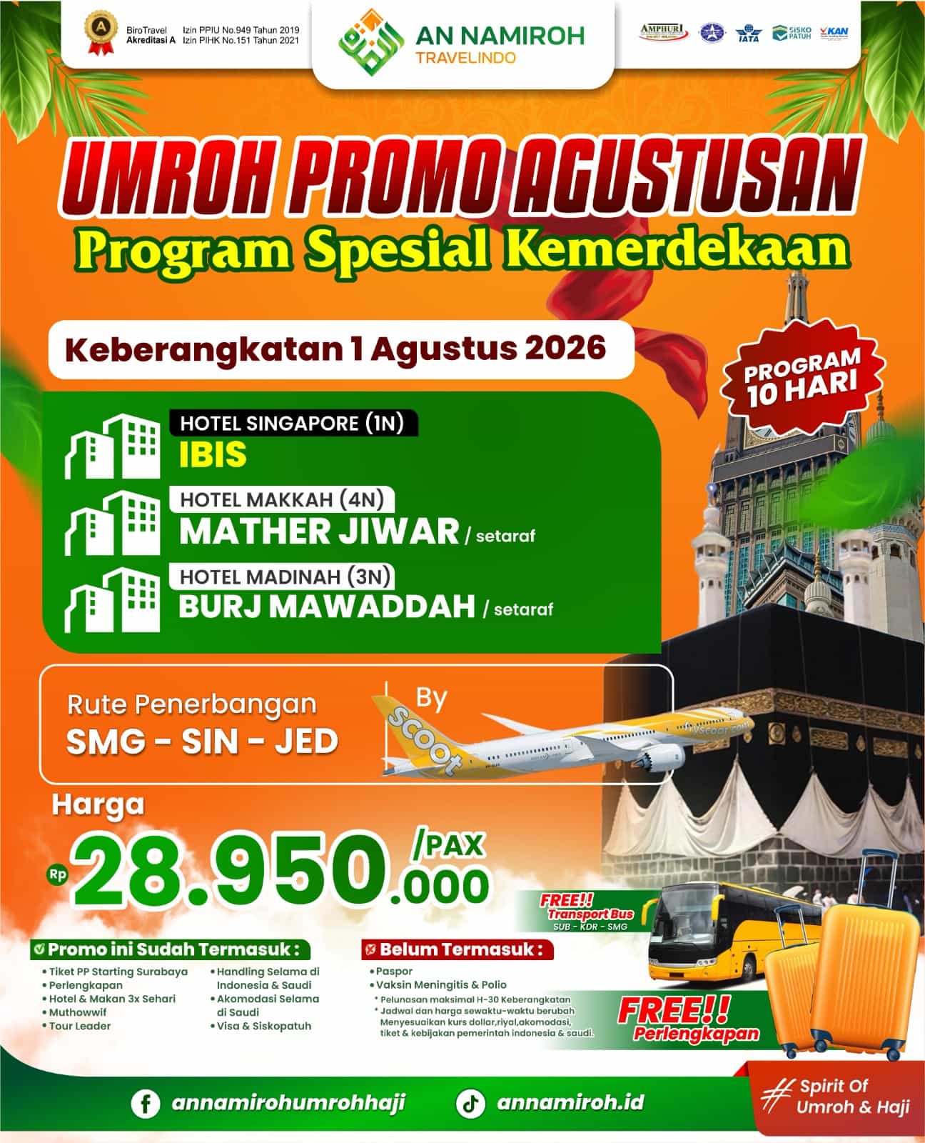 Umroh Promo Agustusan (Hemat)