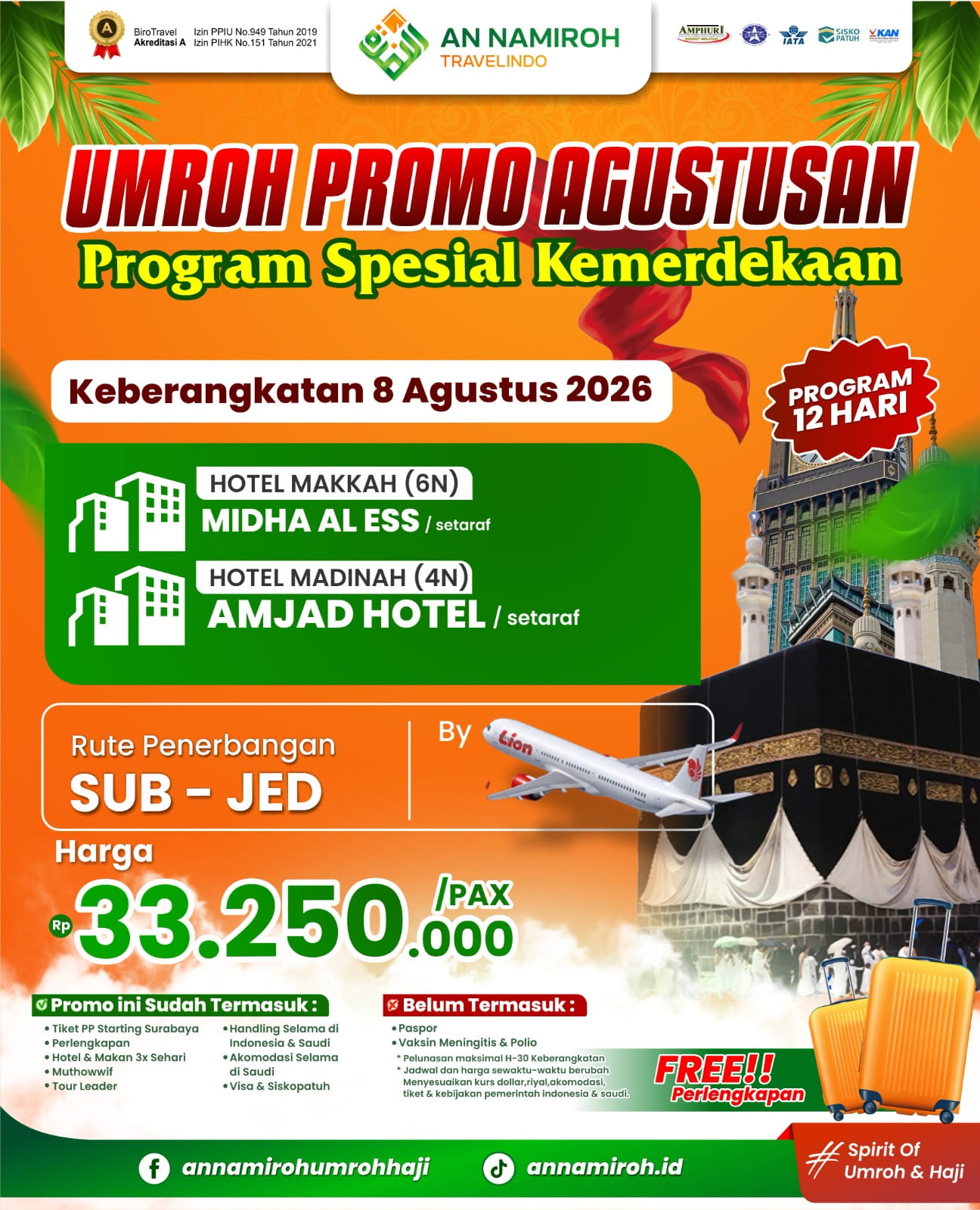 Umroh Promo Agustusan (8 Ags)