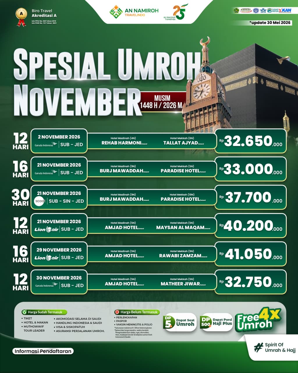 Umroh Spesial November